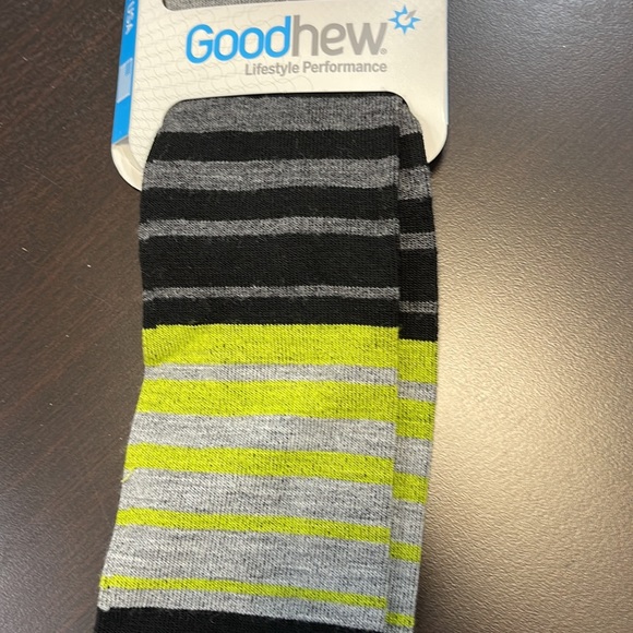 Goodhew Tempest Knee High Merino Socks - in black. - Picture 4 of 7